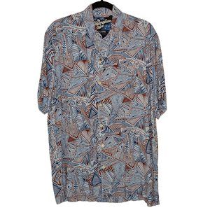 The Hawaiian Shirt by Rowdy Gentleman 4th of July Print Button‎ down shirt XL
